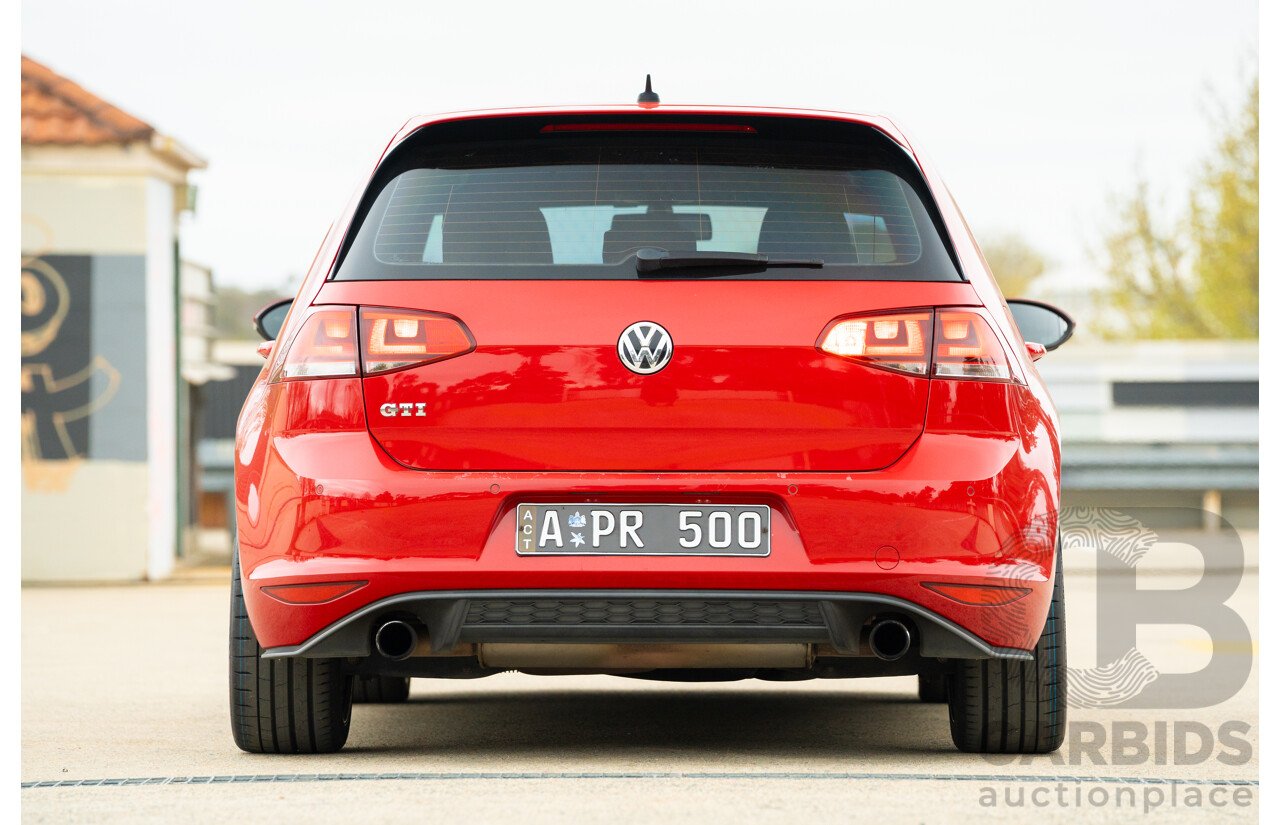 2/2014 Volkswagen Golf GTi AU MY14 5d Hatchback Tornado Red Turbo 2.0L - Stage 3 APR