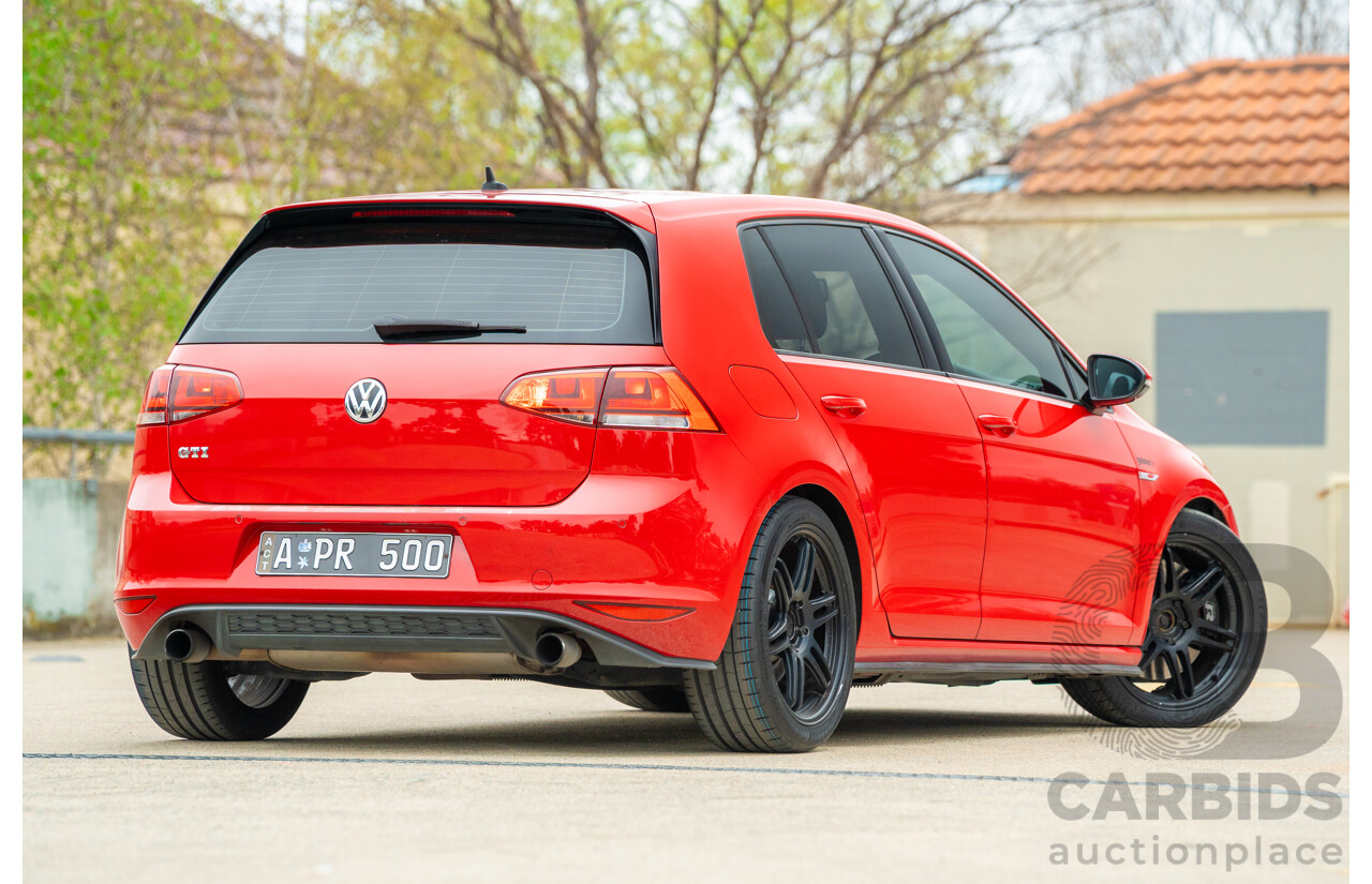 2/2014 Volkswagen Golf GTi AU MY14 5d Hatchback Tornado Red Turbo 2.0L - Stage 3 APR