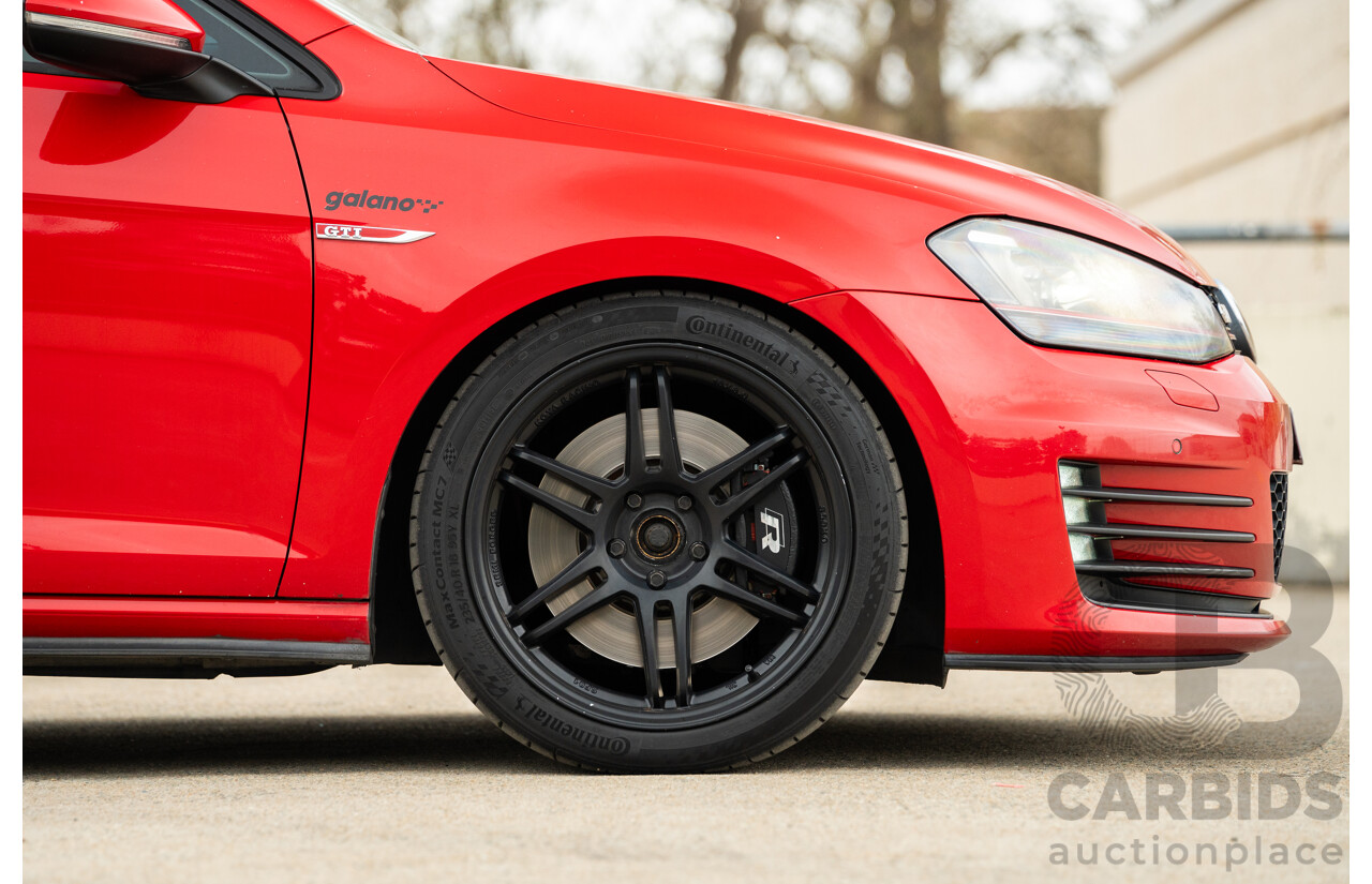 2/2014 Volkswagen Golf GTi AU MY14 5d Hatchback Tornado Red Turbo 2.0L - Stage 3 APR