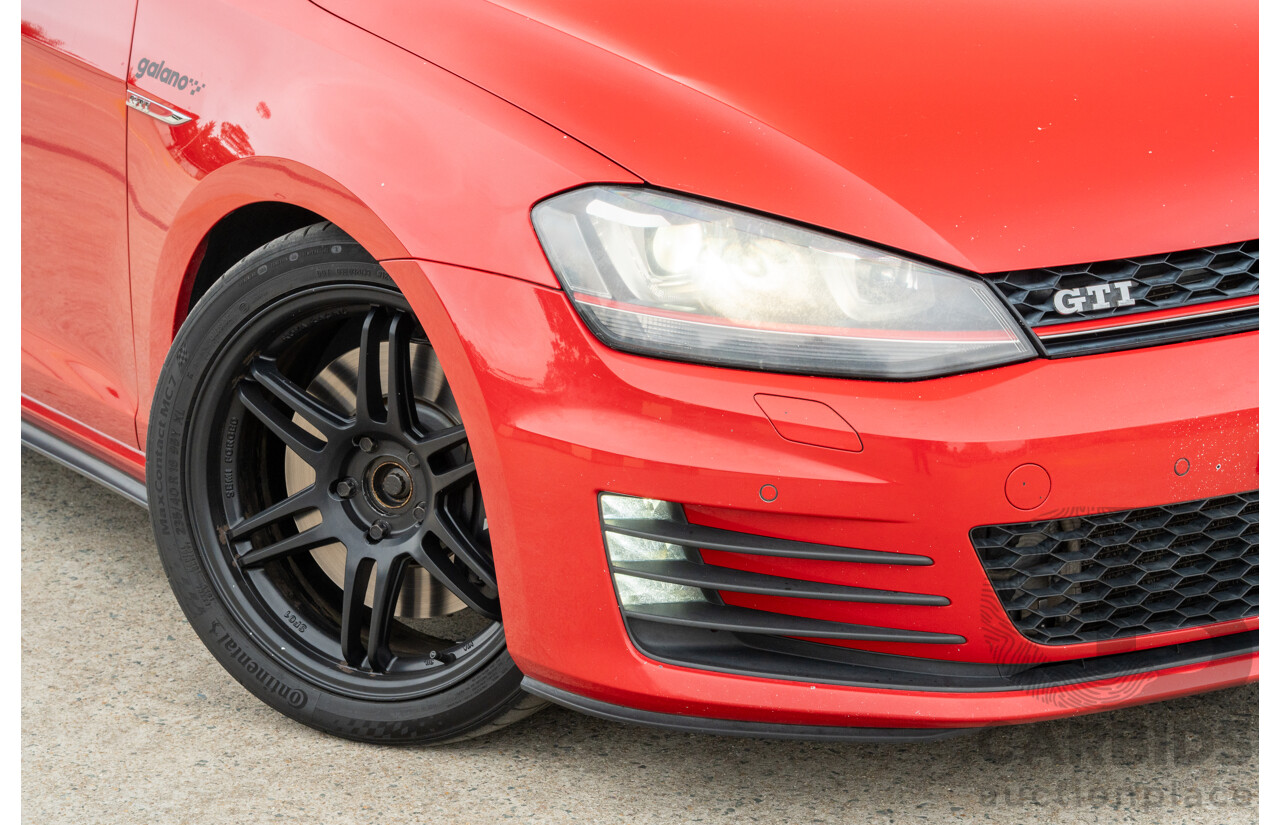 2/2014 Volkswagen Golf GTi AU MY14 5d Hatchback Tornado Red Turbo 2.0L - Stage 3 APR
