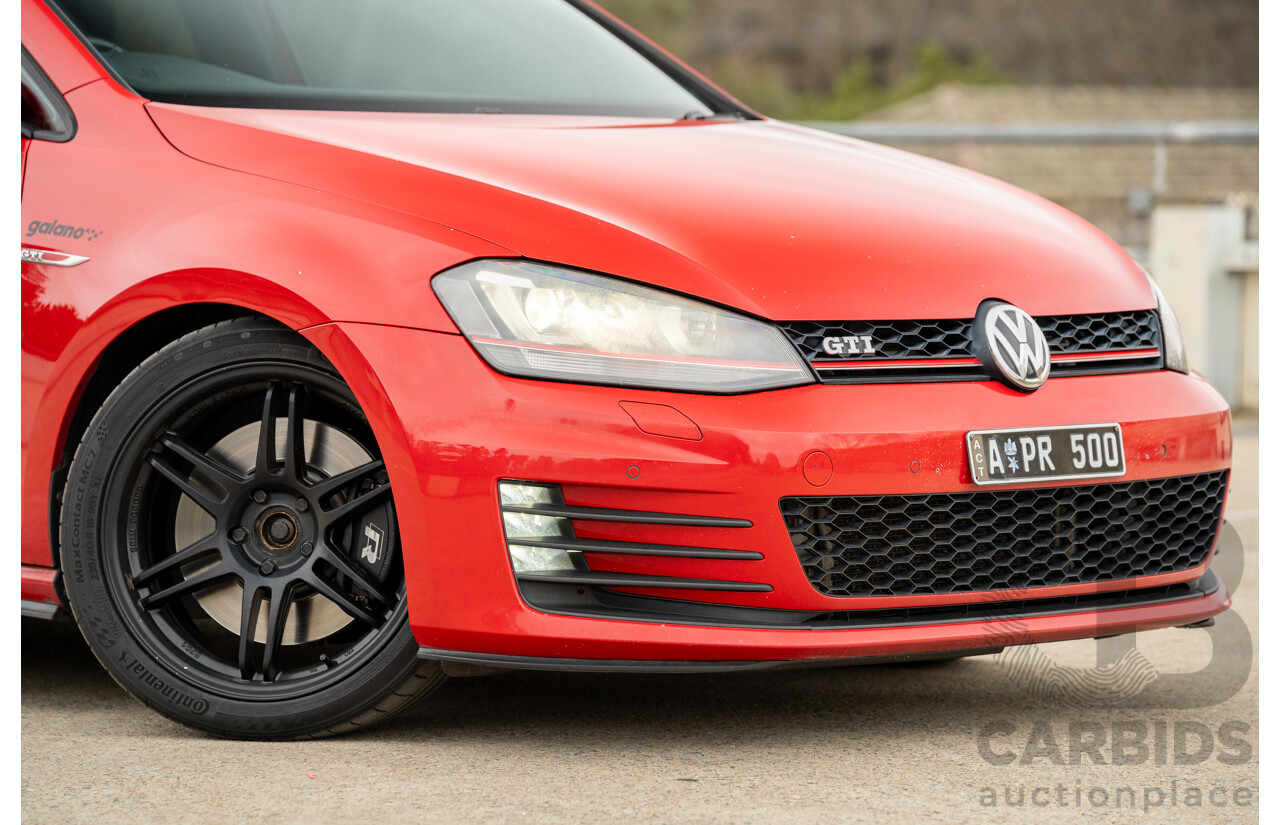2/2014 Volkswagen Golf GTi AU MY14 5d Hatchback Tornado Red Turbo 2.0L - Stage 3 APR