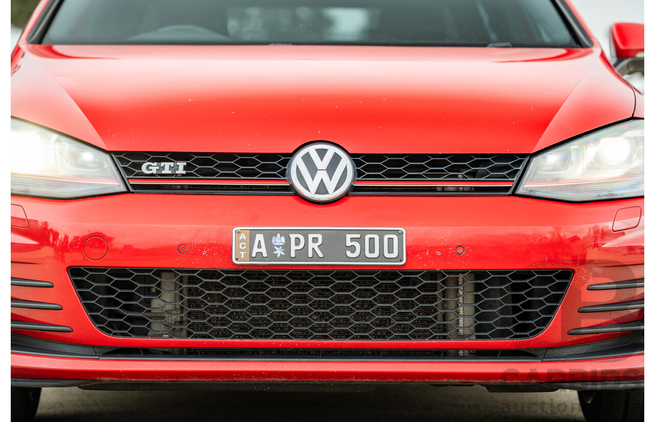 2/2014 Volkswagen Golf GTi AU MY14 5d Hatchback Tornado Red Turbo 2.0L - Stage 3 APR