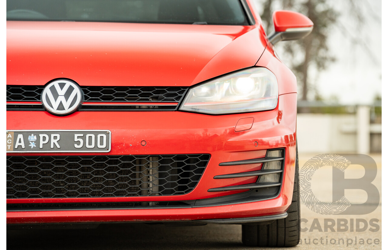 2/2014 Volkswagen Golf GTi AU MY14 5d Hatchback Tornado Red Turbo 2.0L - Stage 3 APR
