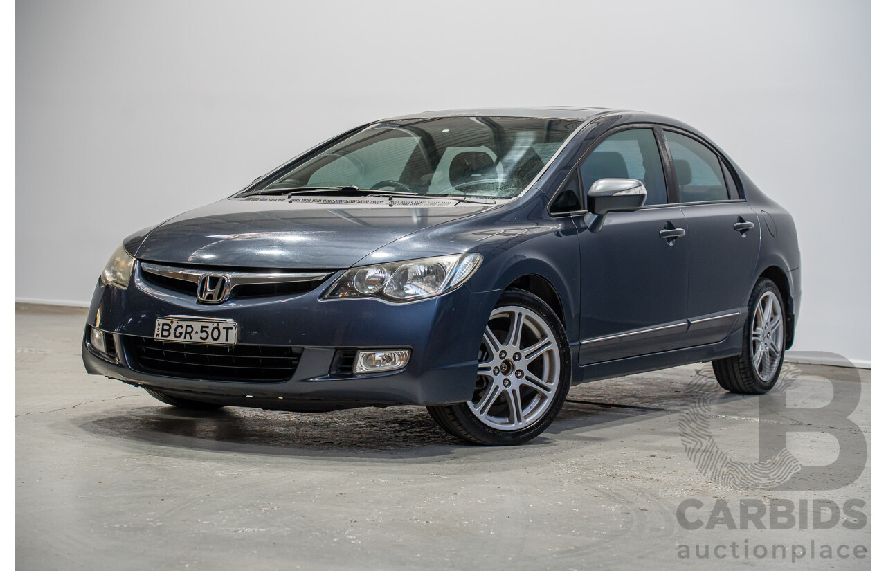 10/2008 Honda Civic Sport MY07 4d Sedan Grey 2.0L