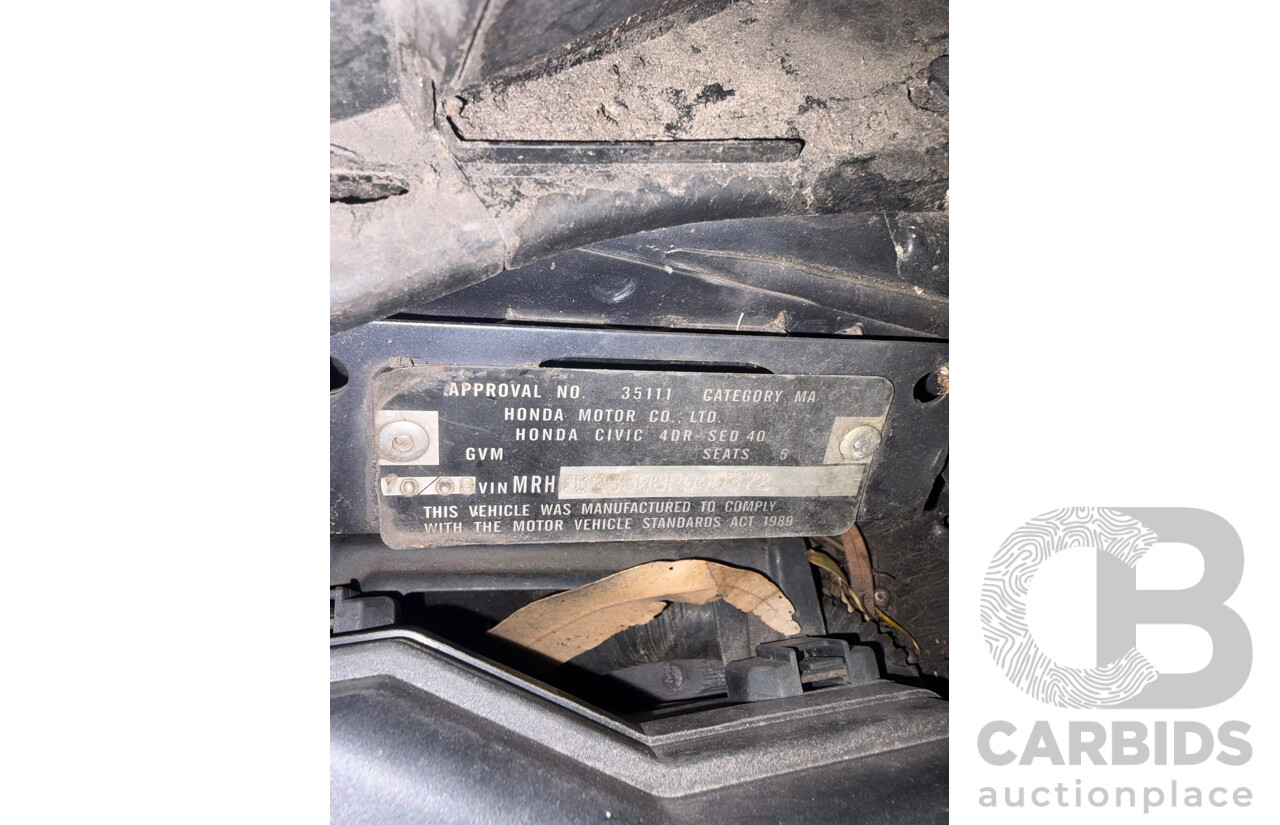 10/2008 Honda Civic Sport MY07 4d Sedan Grey 2.0L