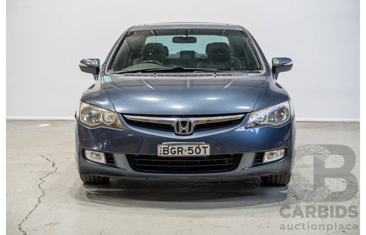 10/2008 Honda Civic Sport MY07 4d Sedan Grey 2.0L