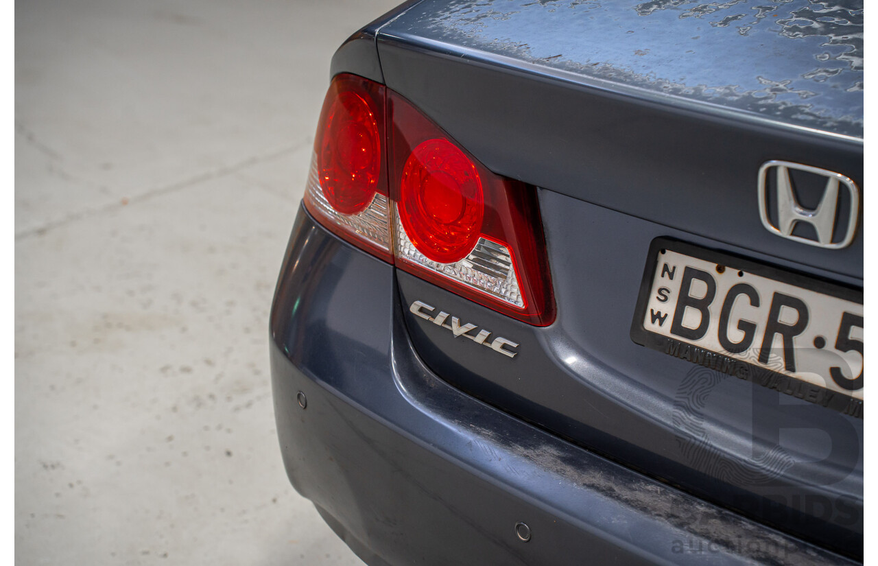 10/2008 Honda Civic Sport MY07 4d Sedan Grey 2.0L