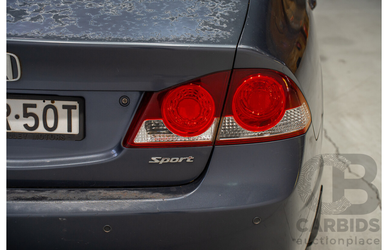10/2008 Honda Civic Sport MY07 4d Sedan Grey 2.0L