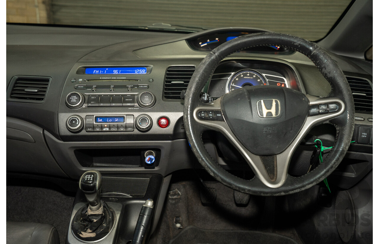 10/2008 Honda Civic Sport MY07 4d Sedan Grey 2.0L