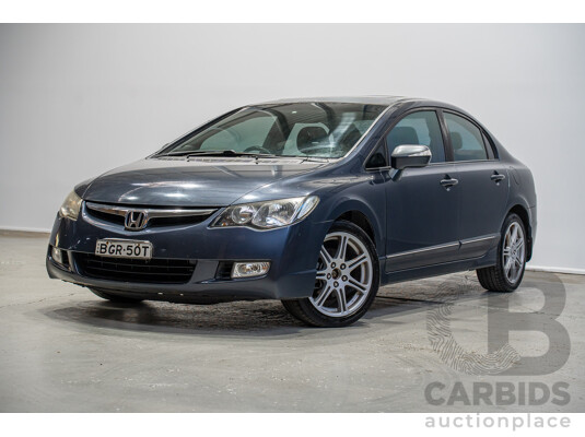 10/2008 Honda Civic Sport MY07 4d Sedan Grey 2.0L