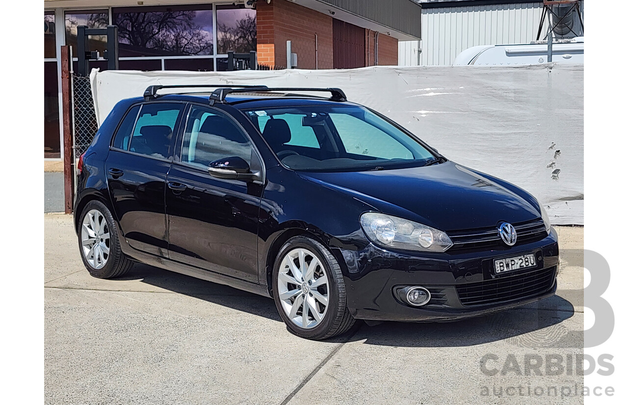 05/2011 Volkswagen Golf 118 TSI Comfortline 1K MY11 5d Hatchback Black 1.4L