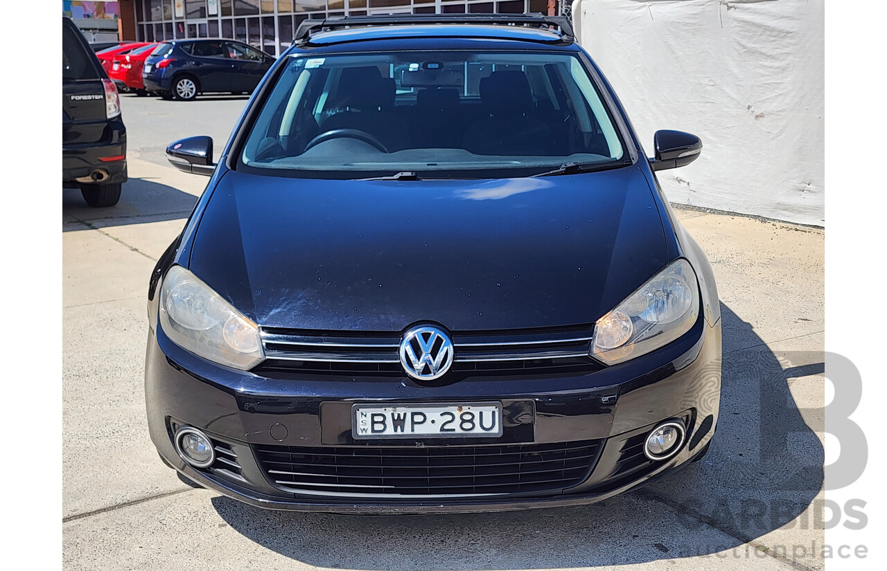 05/2011 Volkswagen Golf 118 TSI Comfortline 1K MY11 5d Hatchback Black 1.4L