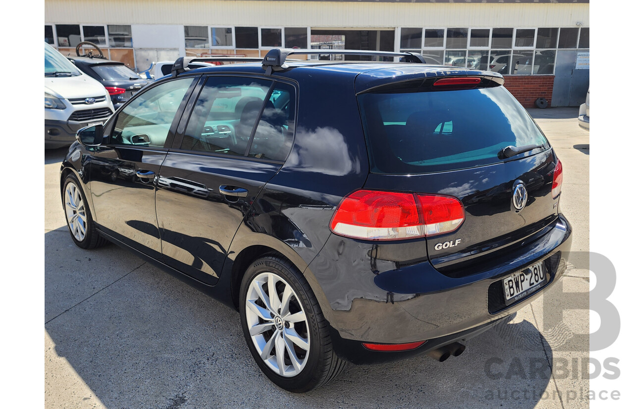 05/2011 Volkswagen Golf 118 TSI Comfortline 1K MY11 5d Hatchback Black 1.4L