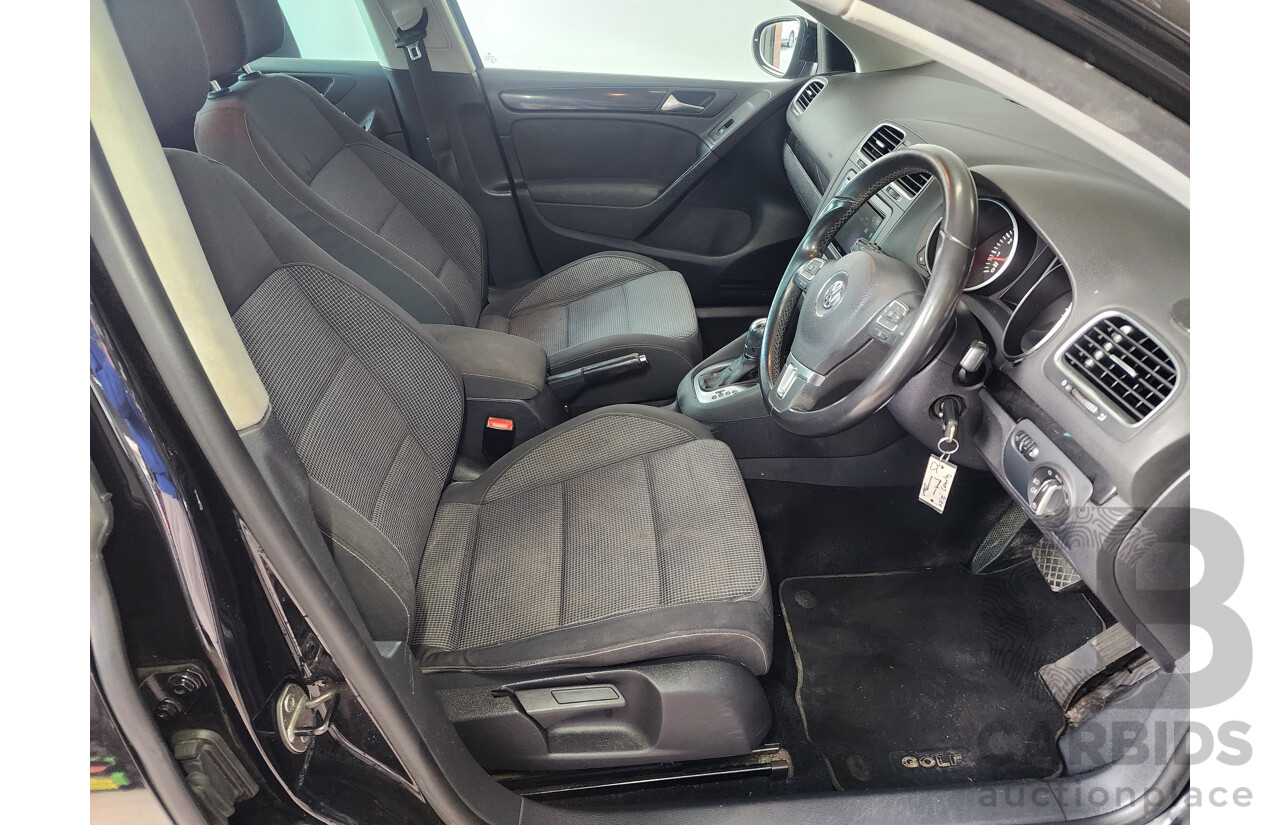 05/2011 Volkswagen Golf 118 TSI Comfortline 1K MY11 5d Hatchback Black 1.4L