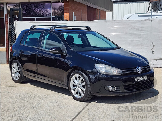 05/2011 Volkswagen Golf 118 TSI Comfortline 1K MY11 5d Hatchback Black 1.4L