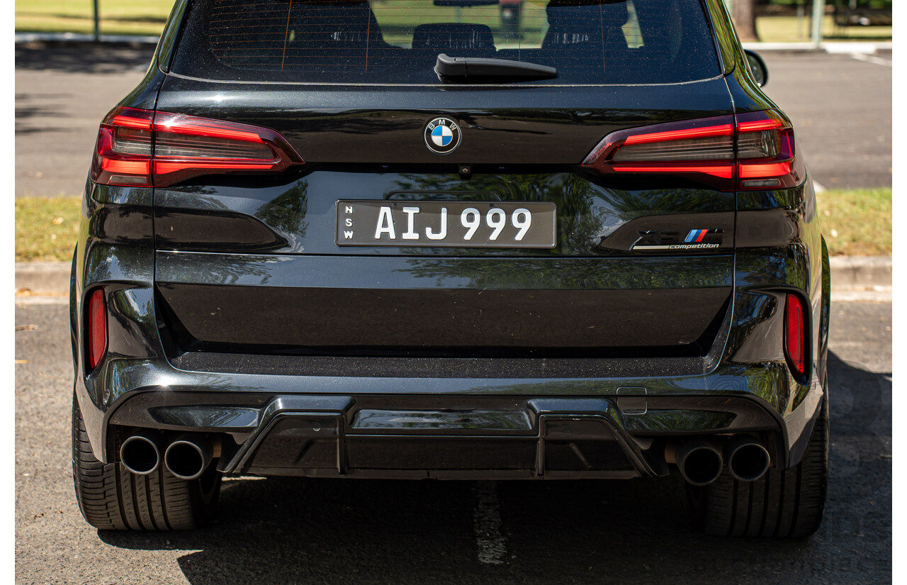 10/2020 BMW X5 M Competition (AWD) F95 4d Wagon Sapphire Black Metallic Twin Turbo V8 4.4L