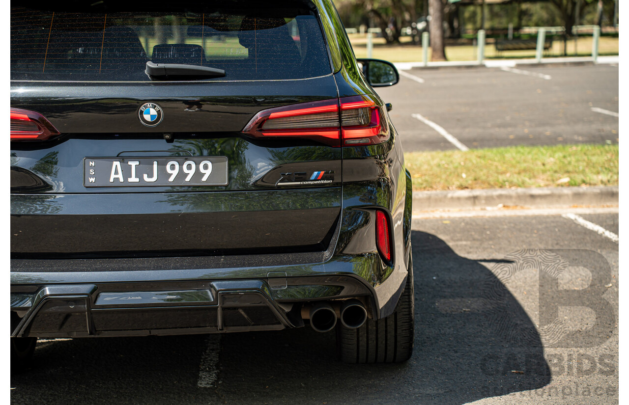 10/2020 BMW X5 M Competition (AWD) F95 4d Wagon Sapphire Black Metallic Twin Turbo V8 4.4L