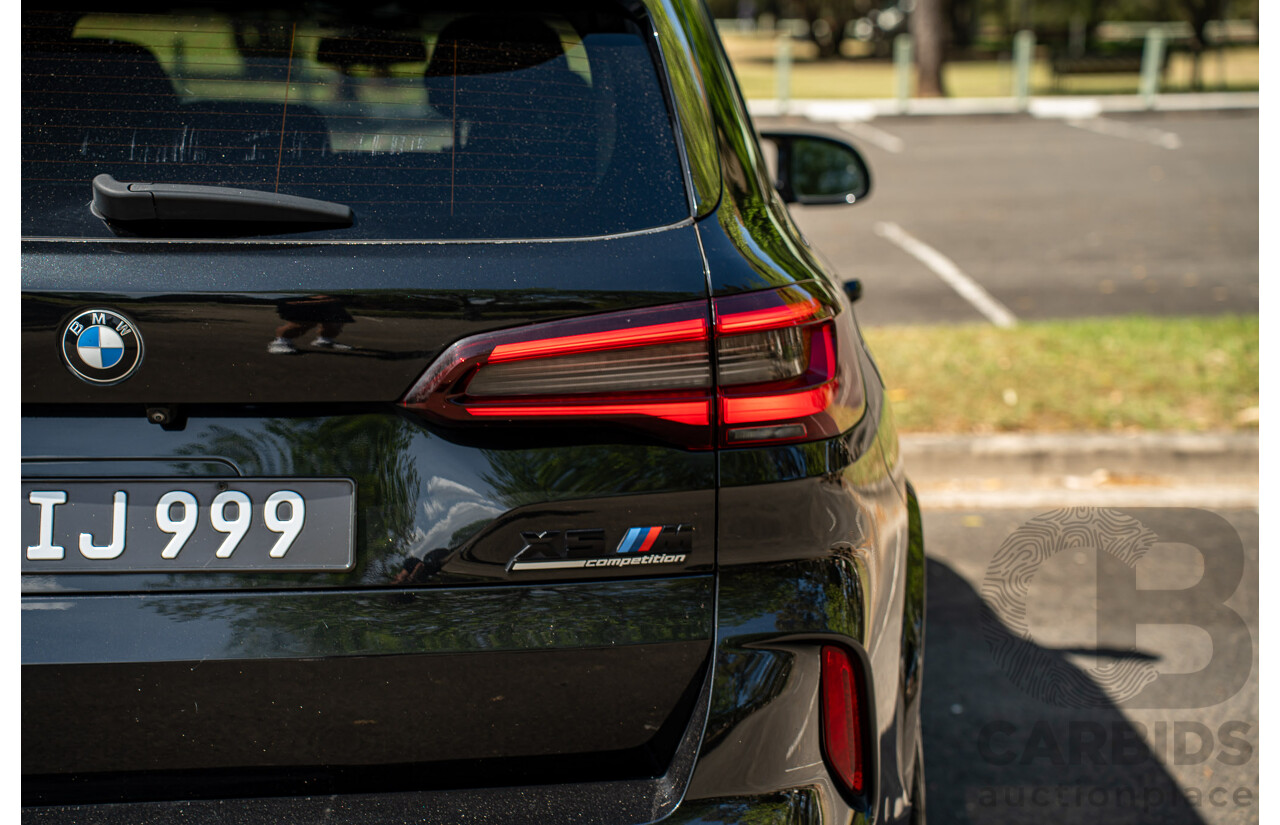 10/2020 BMW X5 M Competition (AWD) F95 4d Wagon Sapphire Black Metallic Twin Turbo V8 4.4L