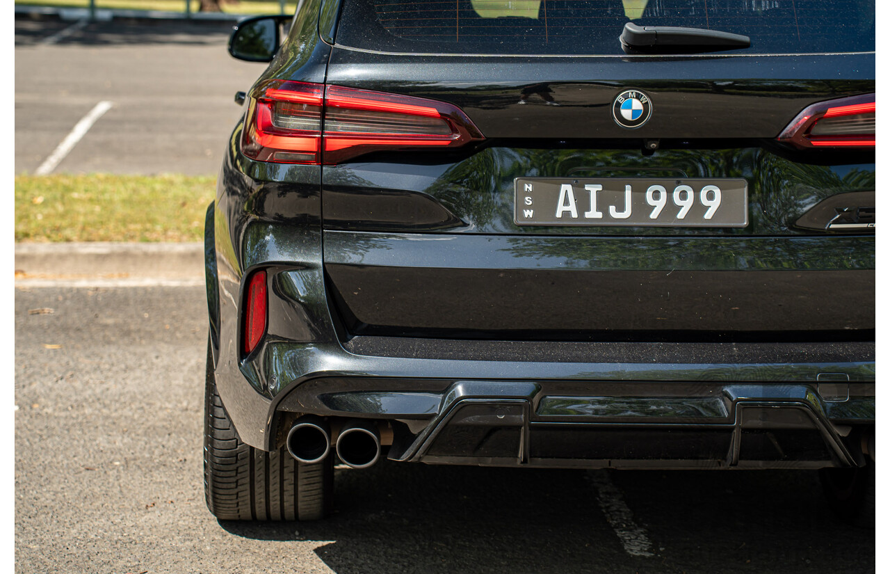 10/2020 BMW X5 M Competition (AWD) F95 4d Wagon Sapphire Black Metallic Twin Turbo V8 4.4L