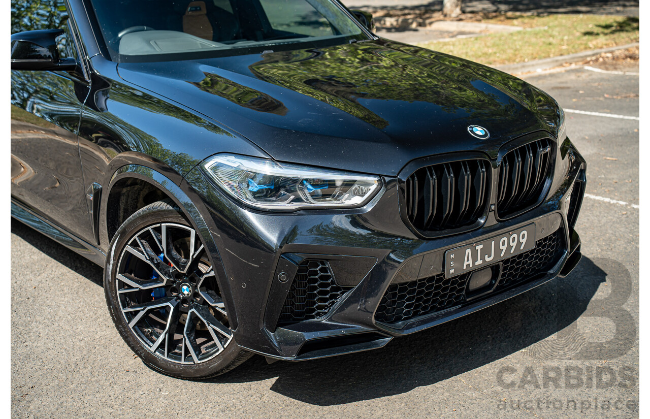 10/2020 BMW X5 M Competition (AWD) F95 4d Wagon Sapphire Black Metallic Twin Turbo V8 4.4L