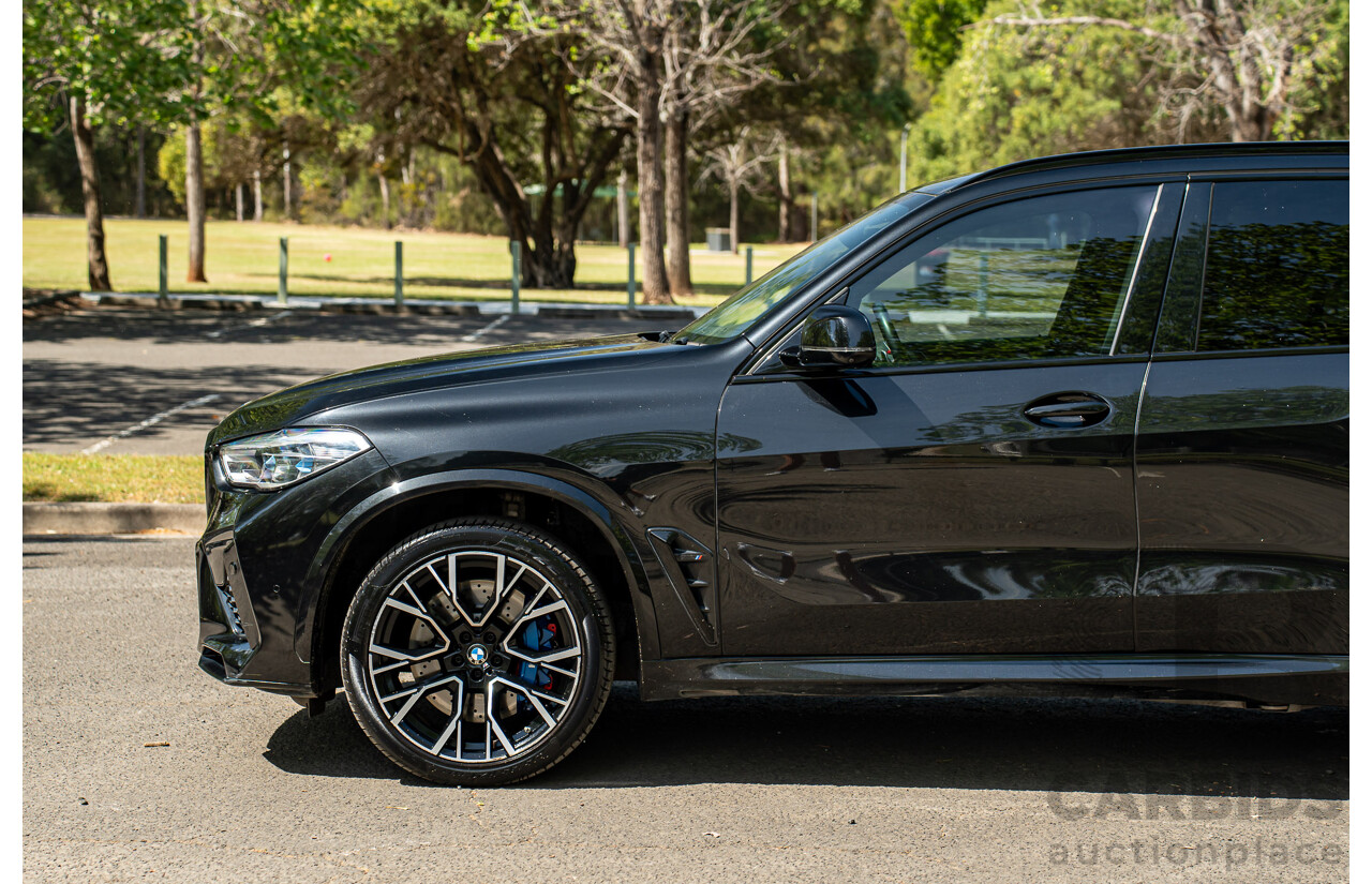 10/2020 BMW X5 M Competition (AWD) F95 4d Wagon Sapphire Black Metallic Twin Turbo V8 4.4L