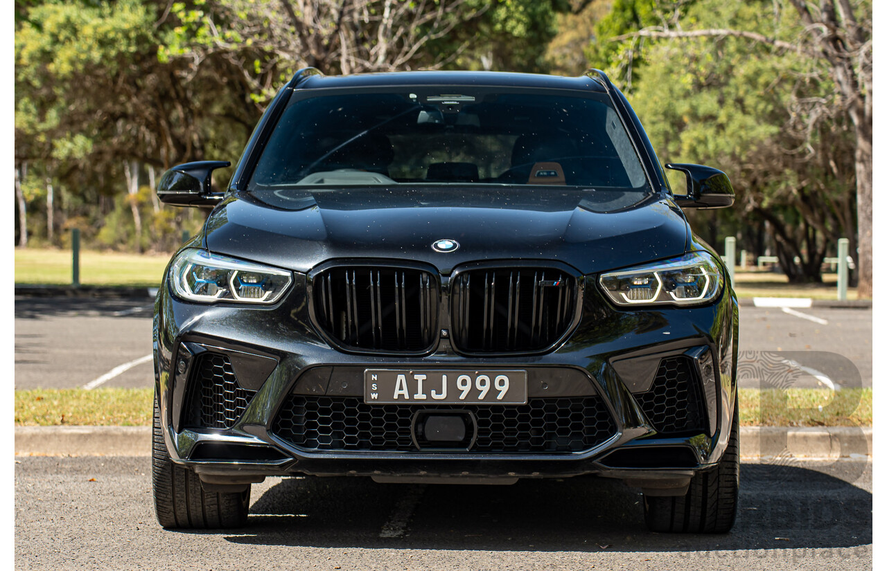 10/2020 BMW X5 M Competition (AWD) F95 4d Wagon Sapphire Black Metallic Twin Turbo V8 4.4L