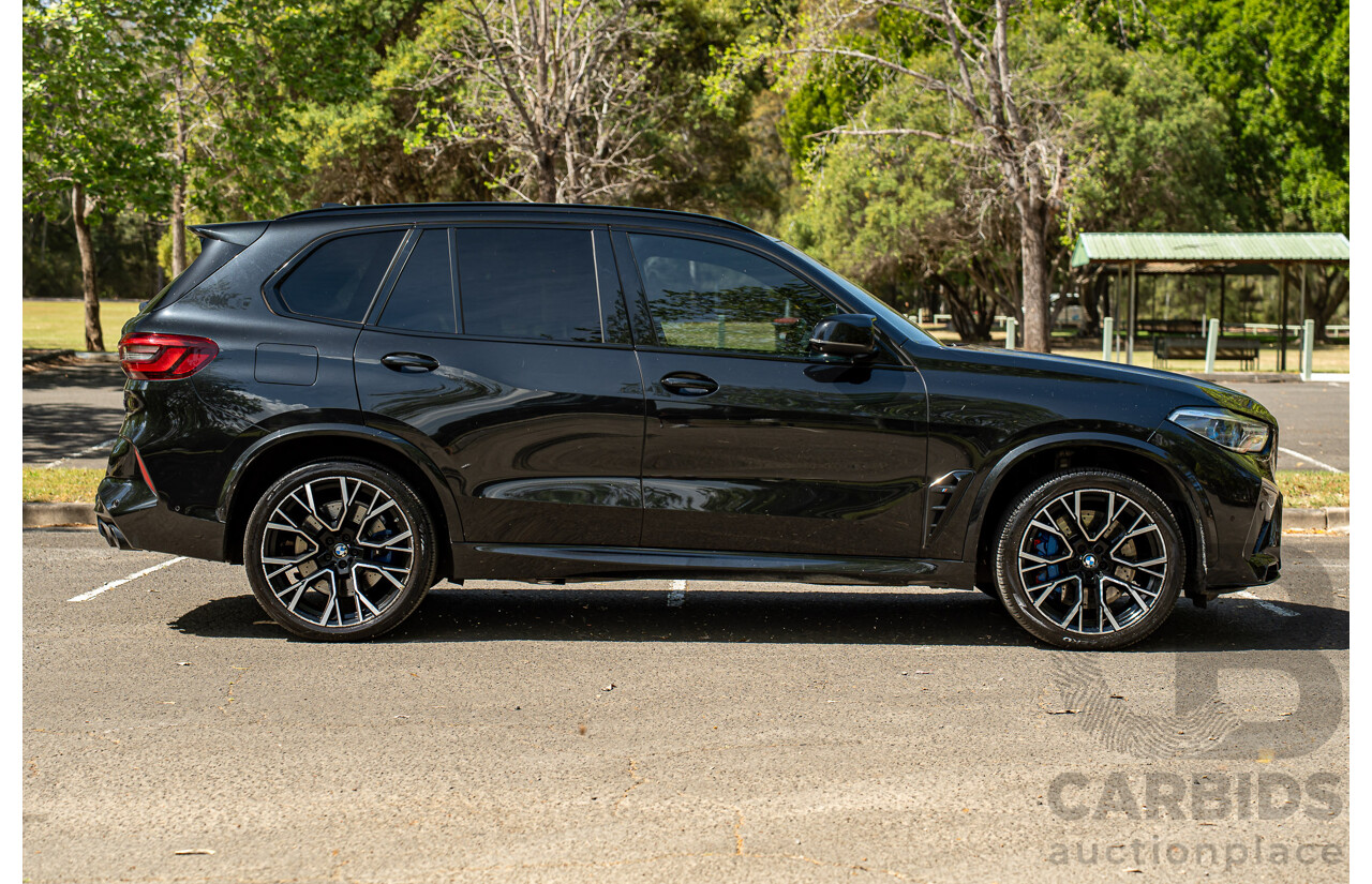 10/2020 BMW X5 M Competition (AWD) F95 4d Wagon Sapphire Black Metallic Twin Turbo V8 4.4L