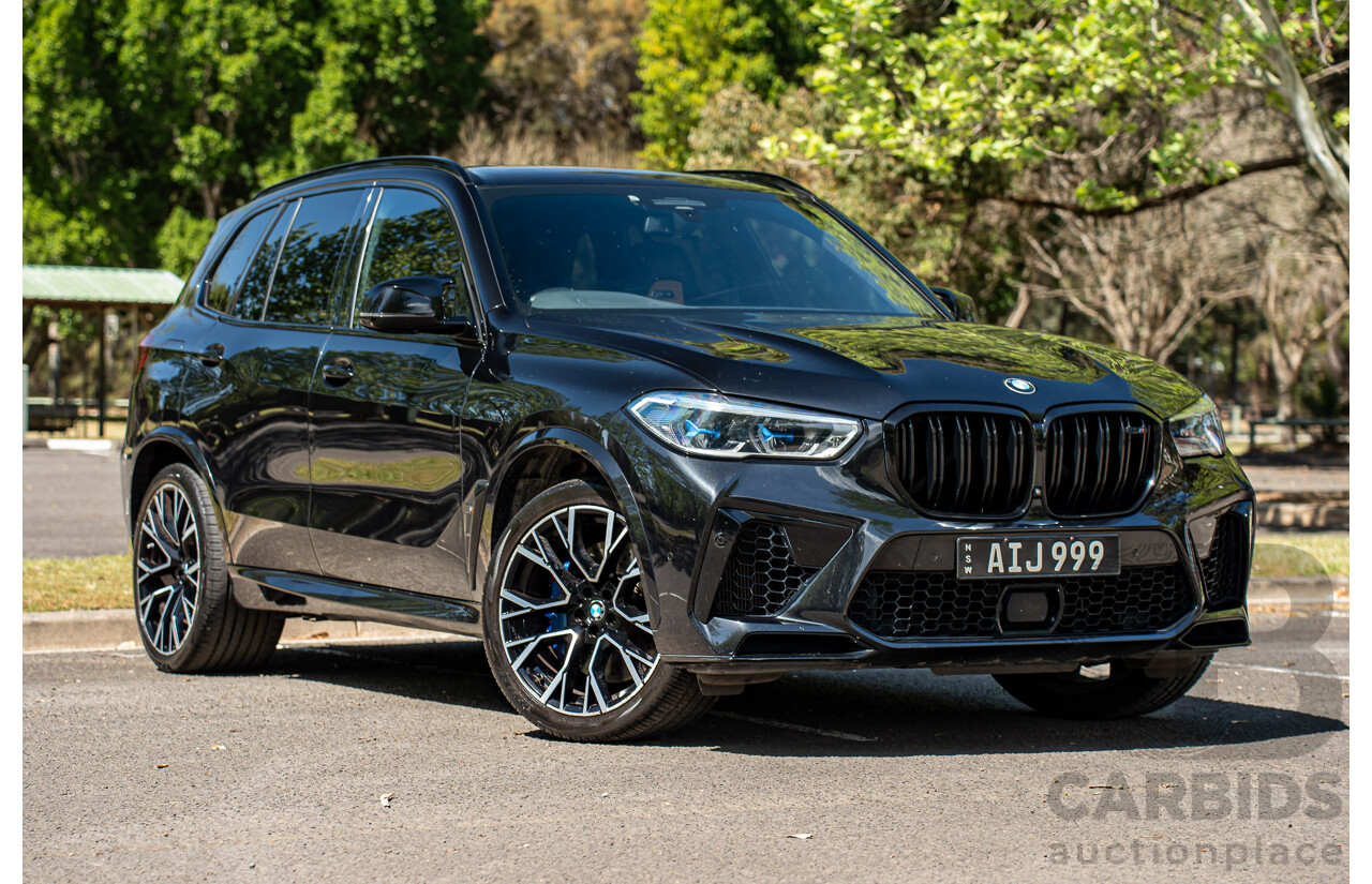 10/2020 BMW X5 M Competition (AWD) F95 4d Wagon Sapphire Black Metallic Twin Turbo V8 4.4L