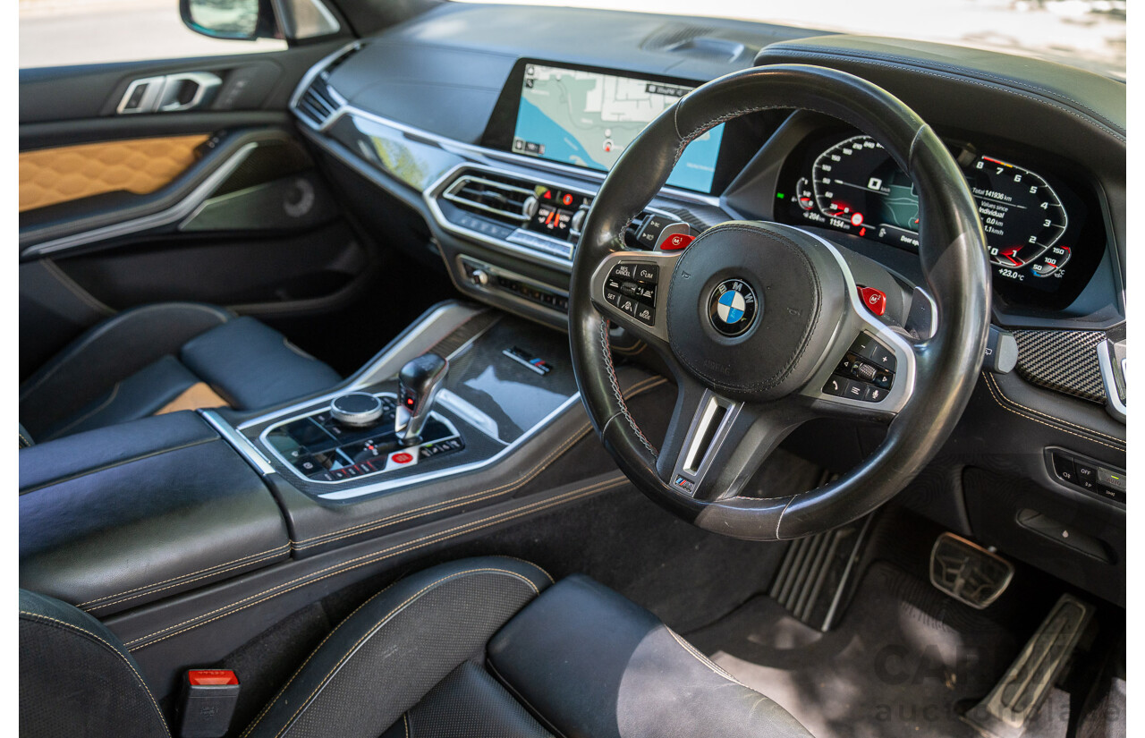 10/2020 BMW X5 M Competition (AWD) F95 4d Wagon Sapphire Black Metallic Twin Turbo V8 4.4L