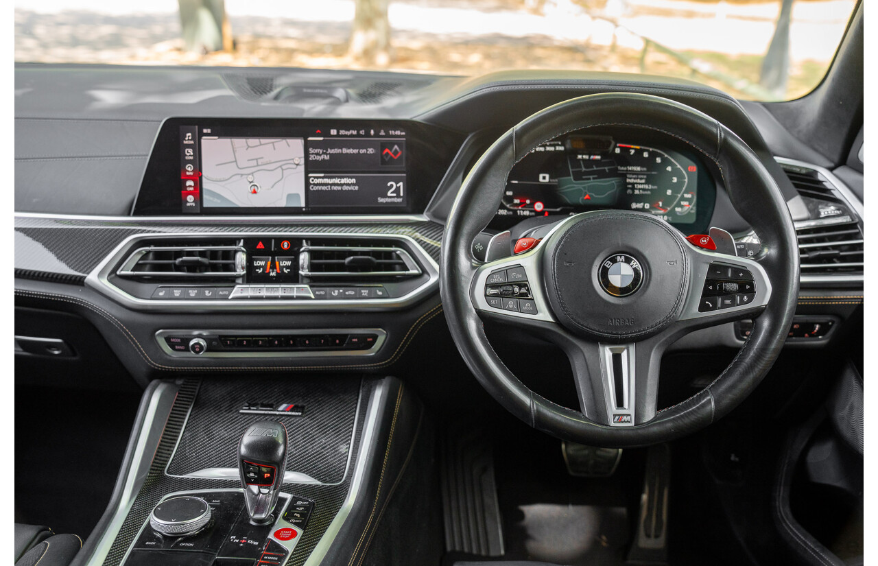 10/2020 BMW X5 M Competition (AWD) F95 4d Wagon Sapphire Black Metallic Twin Turbo V8 4.4L