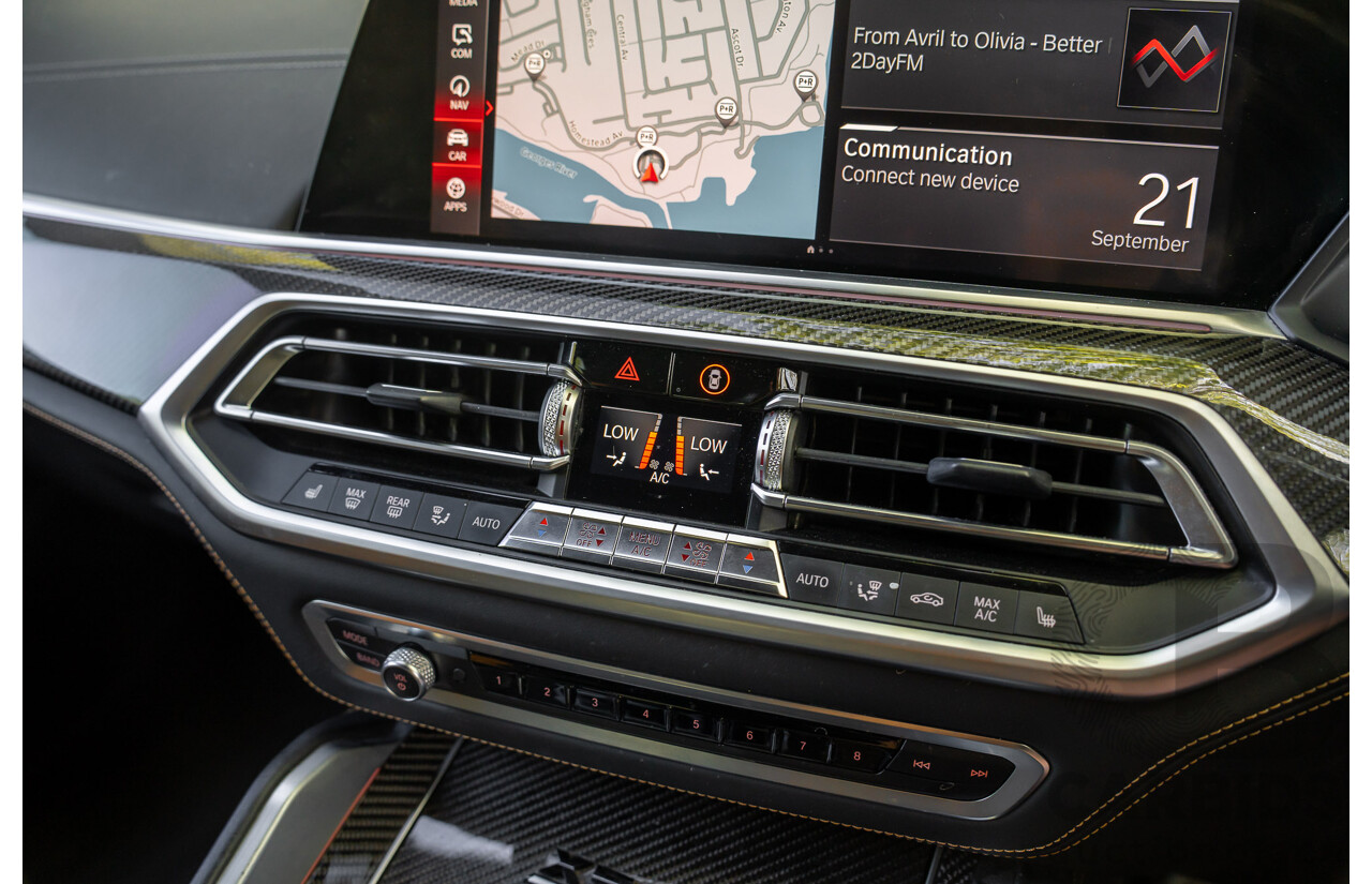 10/2020 BMW X5 M Competition (AWD) F95 4d Wagon Sapphire Black Metallic Twin Turbo V8 4.4L