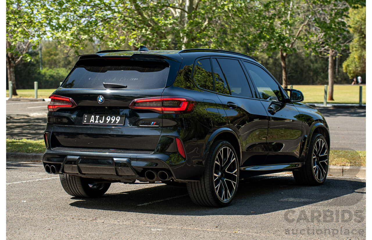 10/2020 BMW X5 M Competition (AWD) F95 4d Wagon Sapphire Black Metallic Twin Turbo V8 4.4L