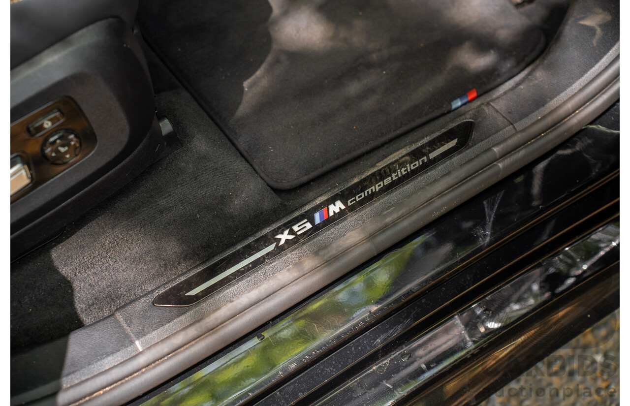 10/2020 BMW X5 M Competition (AWD) F95 4d Wagon Sapphire Black Metallic Twin Turbo V8 4.4L