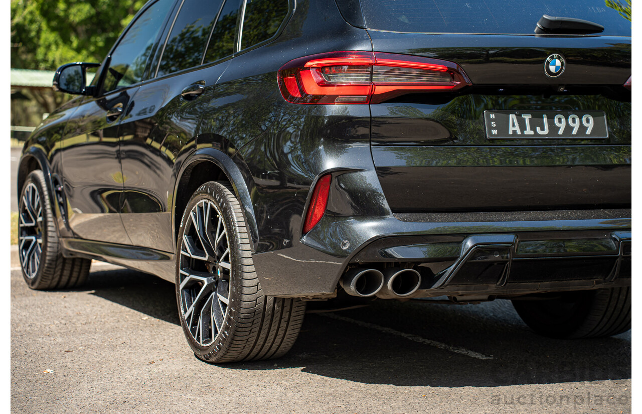 10/2020 BMW X5 M Competition (AWD) F95 4d Wagon Sapphire Black Metallic Twin Turbo V8 4.4L