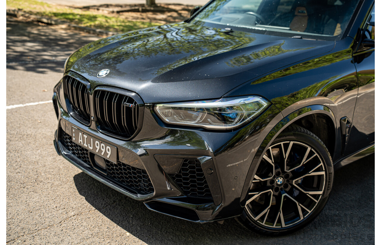10/2020 BMW X5 M Competition (AWD) F95 4d Wagon Sapphire Black Metallic Twin Turbo V8 4.4L