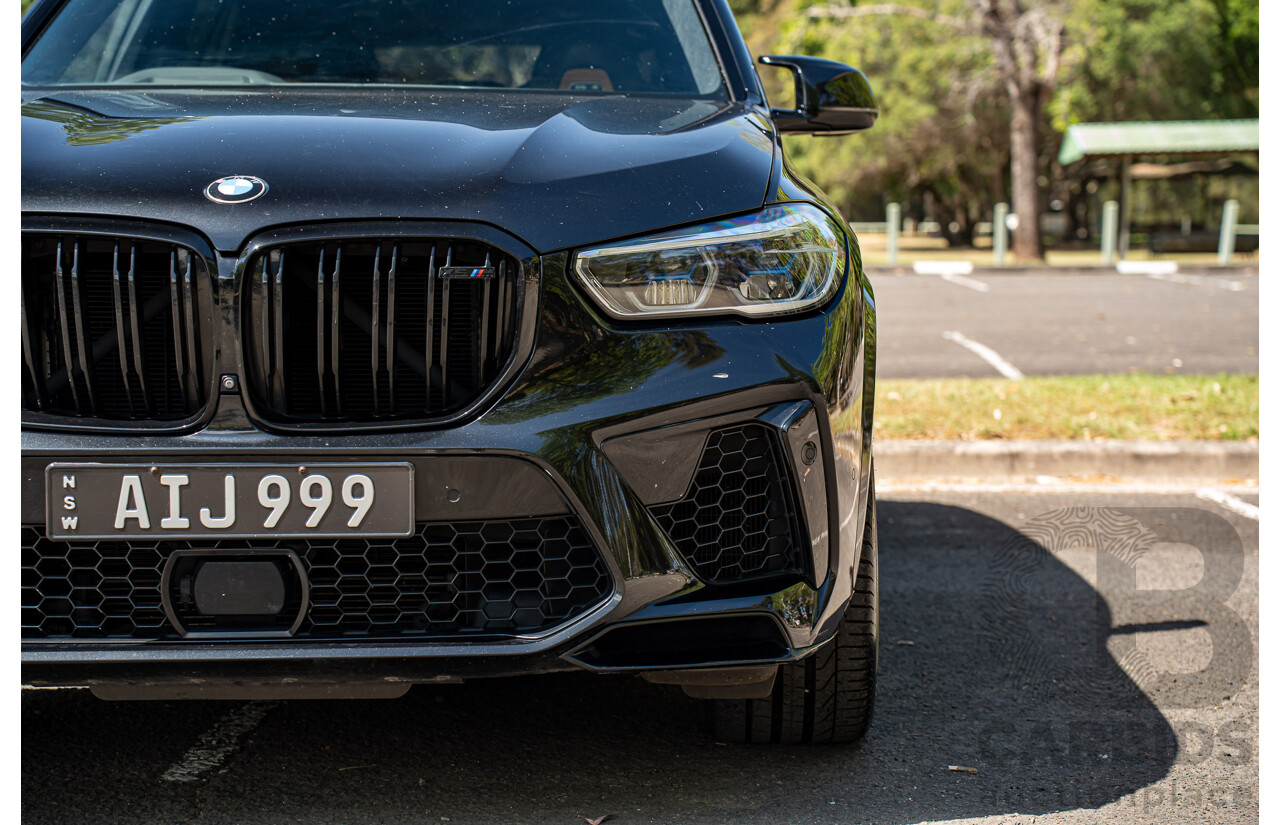 10/2020 BMW X5 M Competition (AWD) F95 4d Wagon Sapphire Black Metallic Twin Turbo V8 4.4L