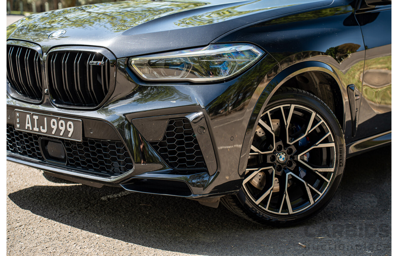 10/2020 BMW X5 M Competition (AWD) F95 4d Wagon Sapphire Black Metallic Twin Turbo V8 4.4L