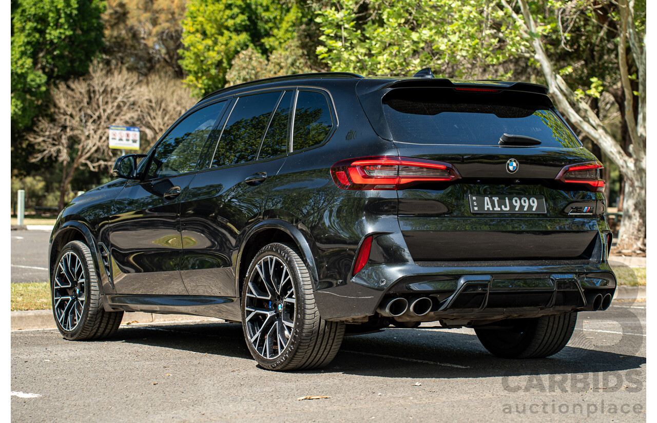 10/2020 BMW X5 M Competition (AWD) F95 4d Wagon Sapphire Black Metallic Twin Turbo V8 4.4L