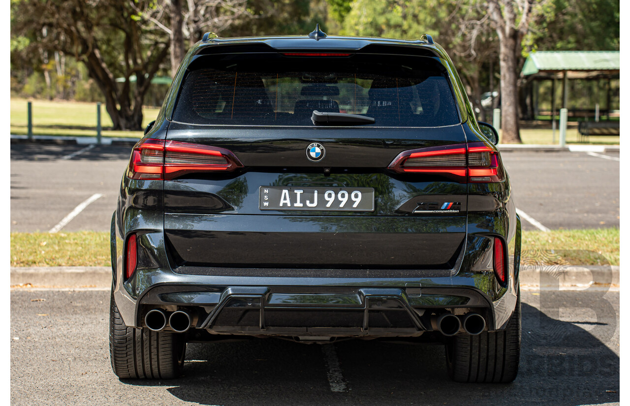 10/2020 BMW X5 M Competition (AWD) F95 4d Wagon Sapphire Black Metallic Twin Turbo V8 4.4L