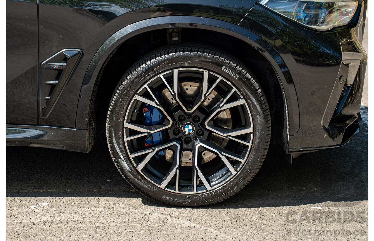 10/2020 BMW X5 M Competition (AWD) F95 4d Wagon Sapphire Black Metallic Twin Turbo V8 4.4L