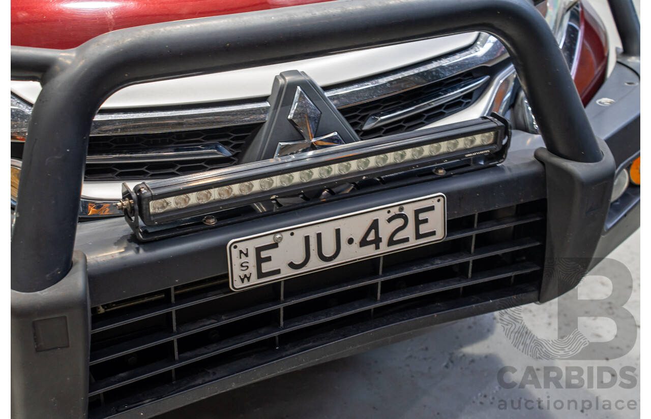 05/2016 Mitsubishi Pajero Sport GLS (4x4) MY16 4d Wagon Red 2.4L 7 Seats