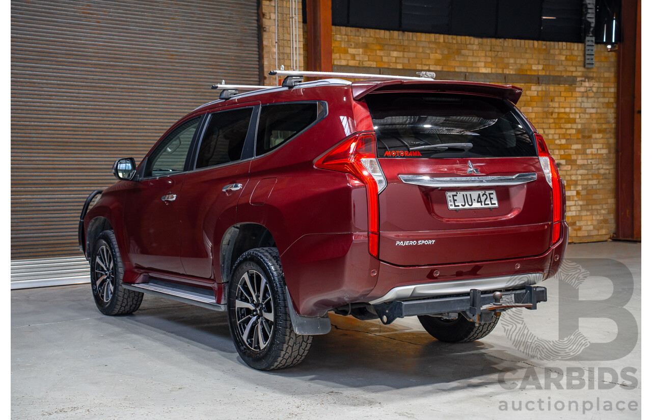 05/2016 Mitsubishi Pajero Sport GLS (4x4) MY16 4d Wagon Red 2.4L 7 Seats