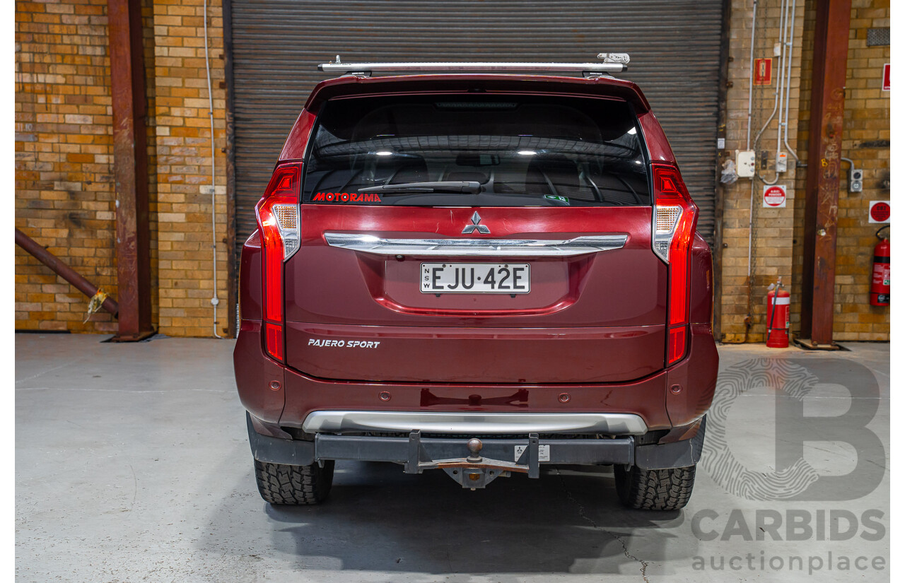 05/2016 Mitsubishi Pajero Sport GLS (4x4) MY16 4d Wagon Red 2.4L 7 Seats