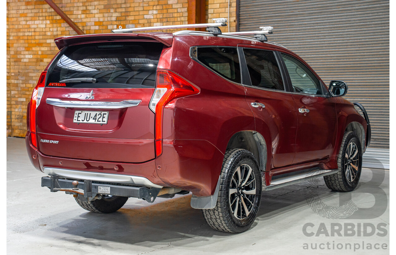 05/2016 Mitsubishi Pajero Sport GLS (4x4) MY16 4d Wagon Red 2.4L 7 Seats