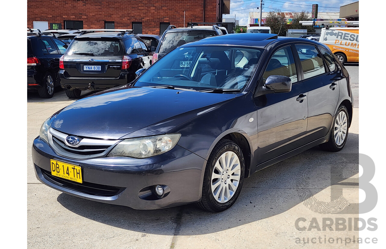 02/2010 Subaru Impreza RX (awd) MY10 5d Hatchback Grey 2.0L