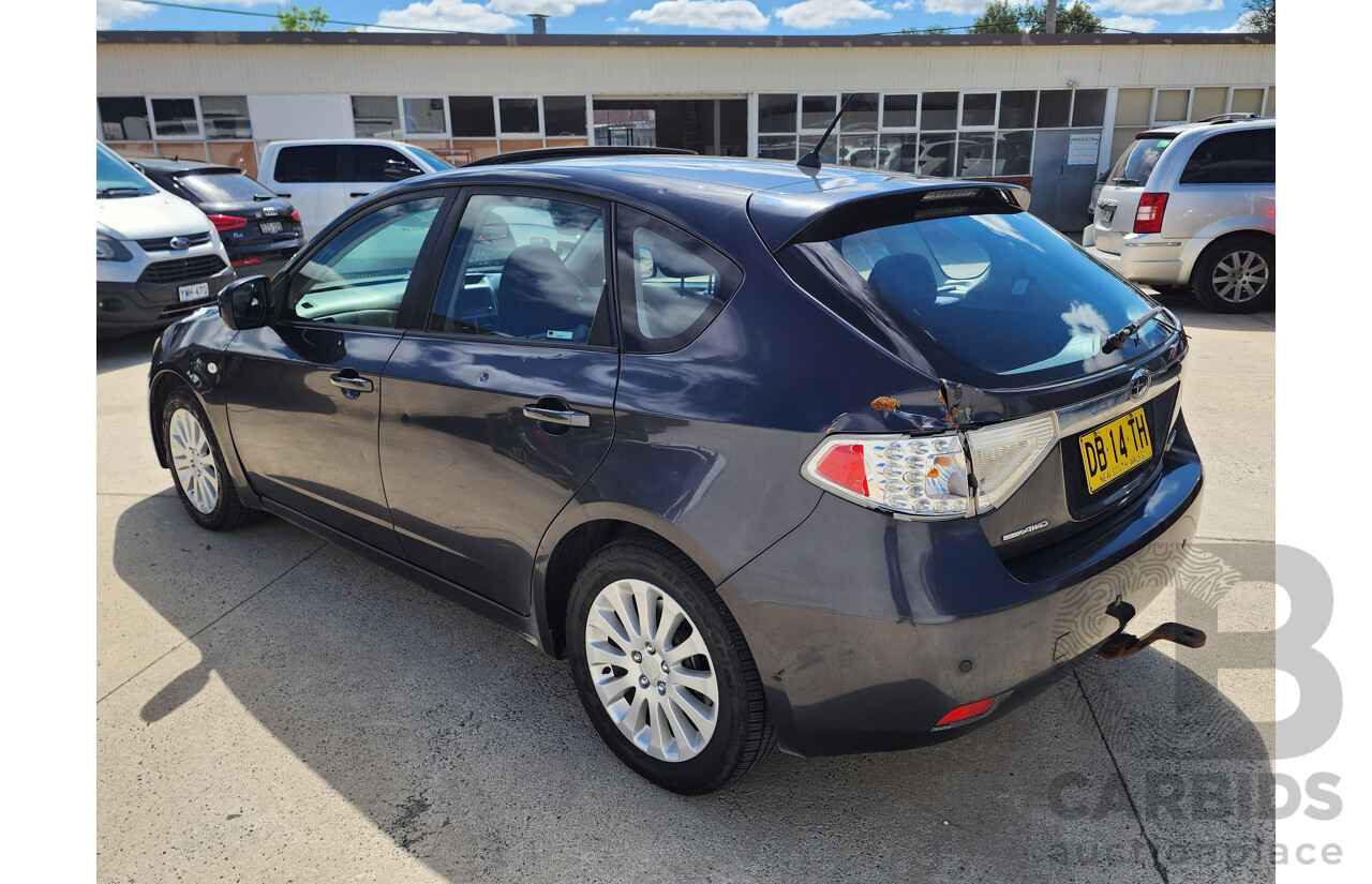02/2010 Subaru Impreza RX (awd) MY10 5d Hatchback Grey 2.0L