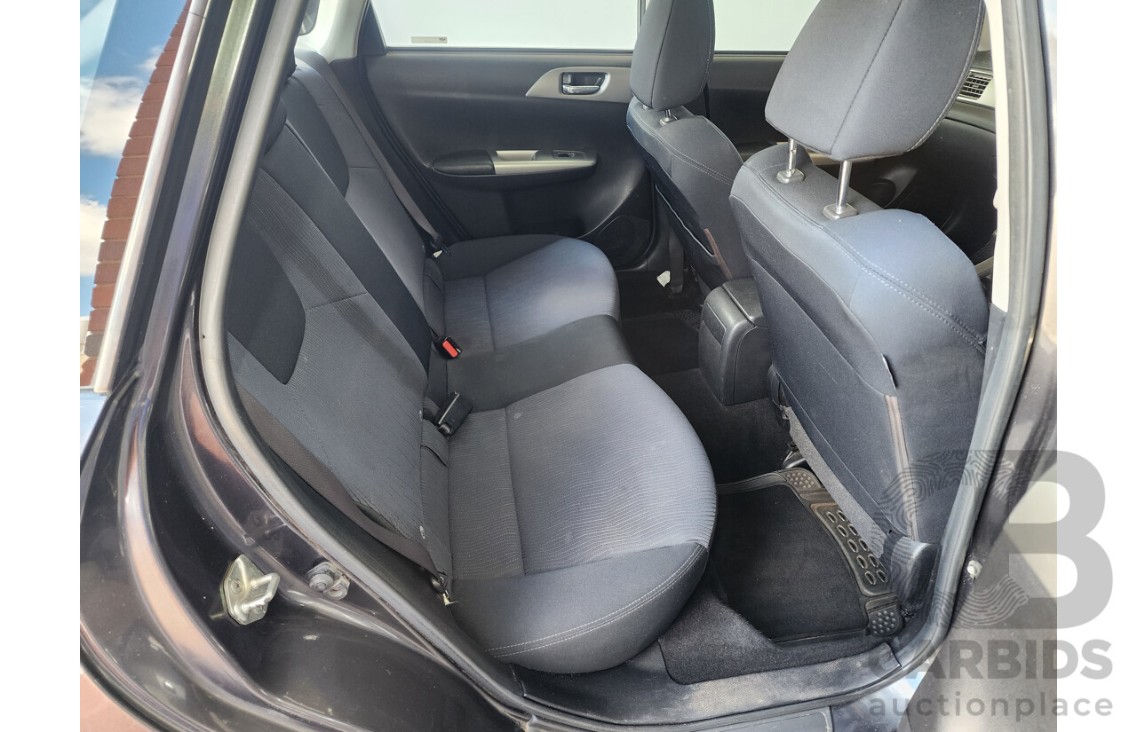 02/2010 Subaru Impreza RX (awd) MY10 5d Hatchback Grey 2.0L