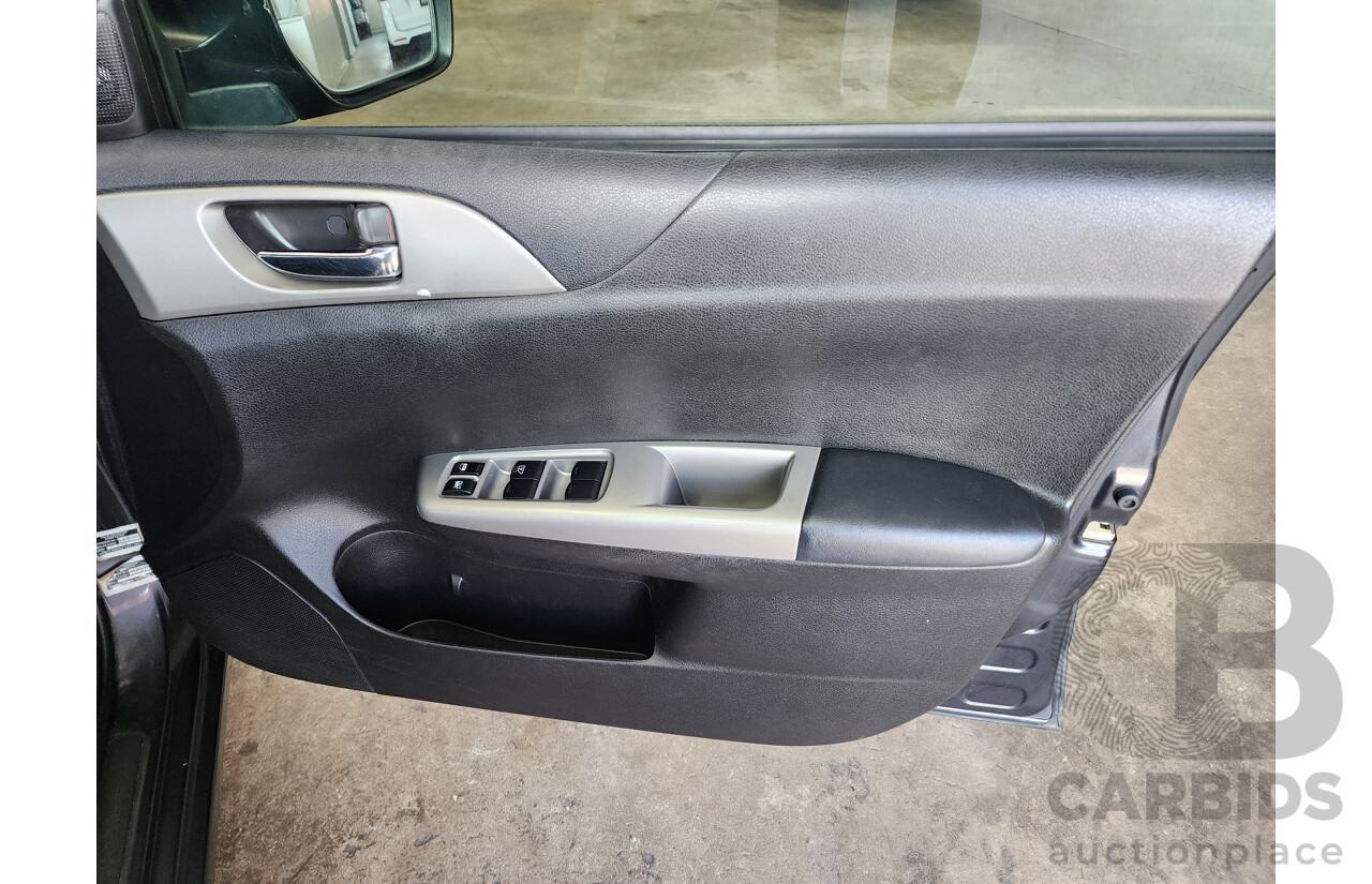 02/2010 Subaru Impreza RX (awd) MY10 5d Hatchback Grey 2.0L