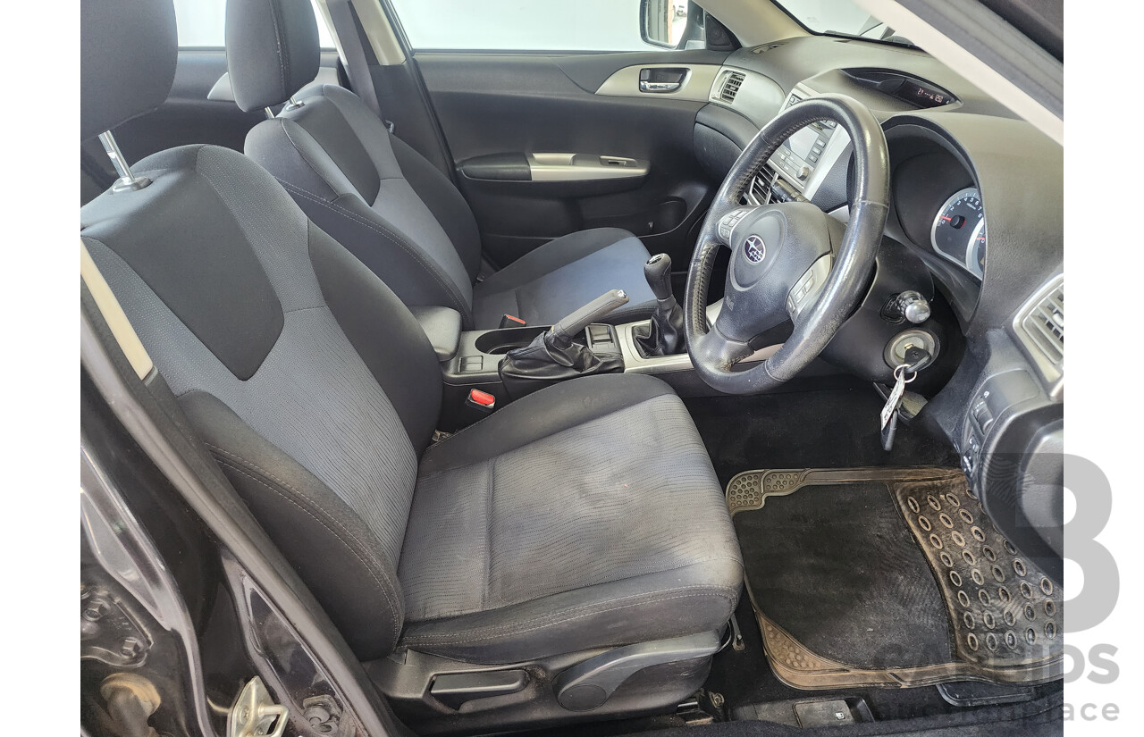 02/2010 Subaru Impreza RX (awd) MY10 5d Hatchback Grey 2.0L