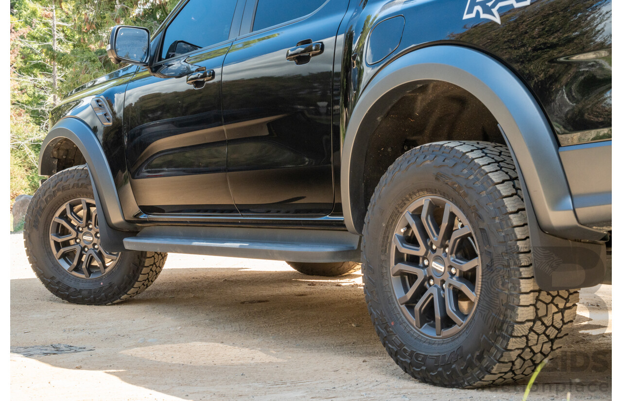 07/2023 Ford Ranger Raptor Next Gen (4x4) PY MY23.5 4d Dual Cab Shadow Black Twin Turbo V6 3.0L